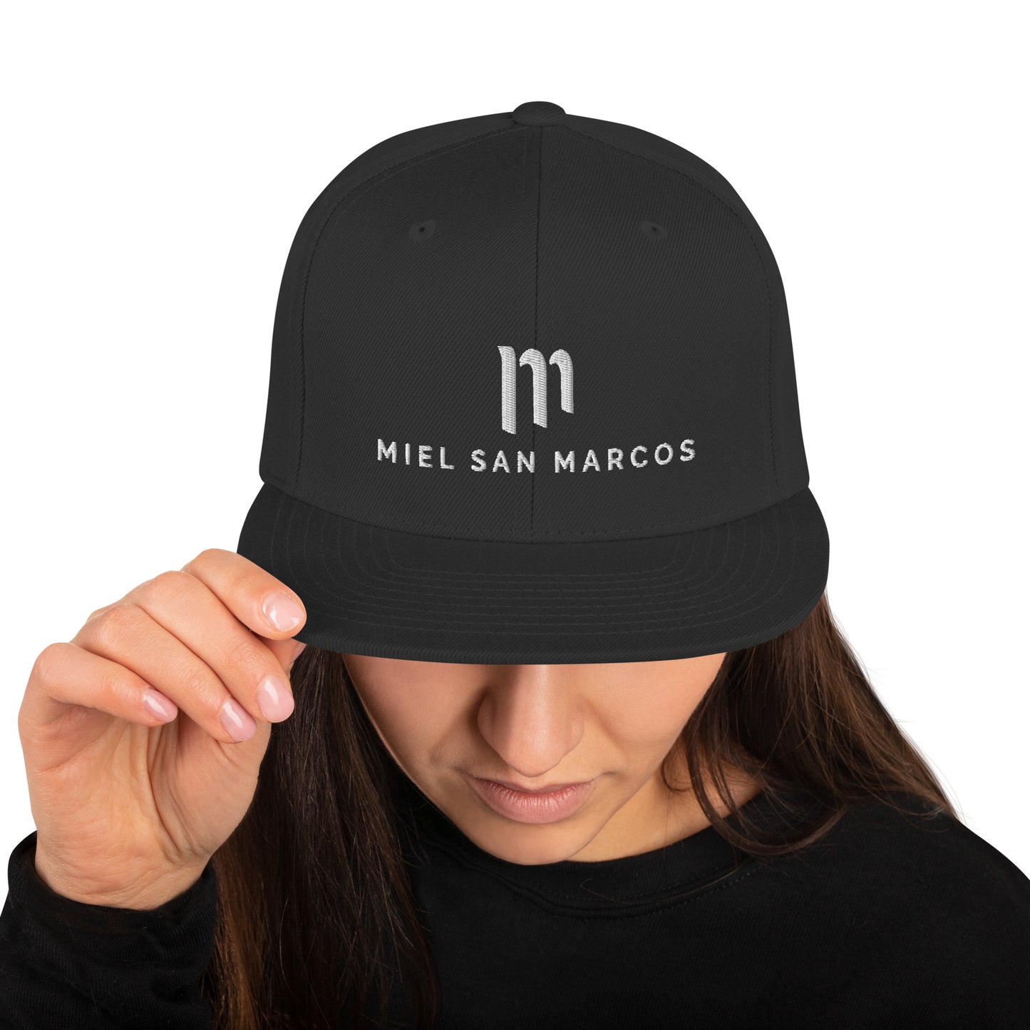 Gorra snapback Miel San Marcos