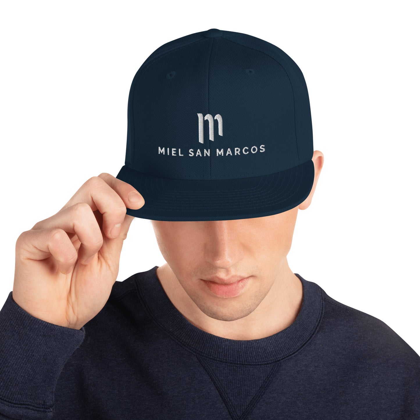 Gorra snapback Miel San Marcos
