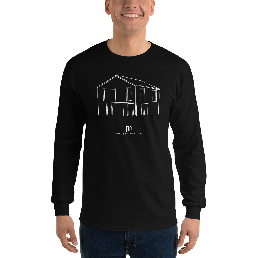Dios en casa camiseta manga larga - Miel San Marcos