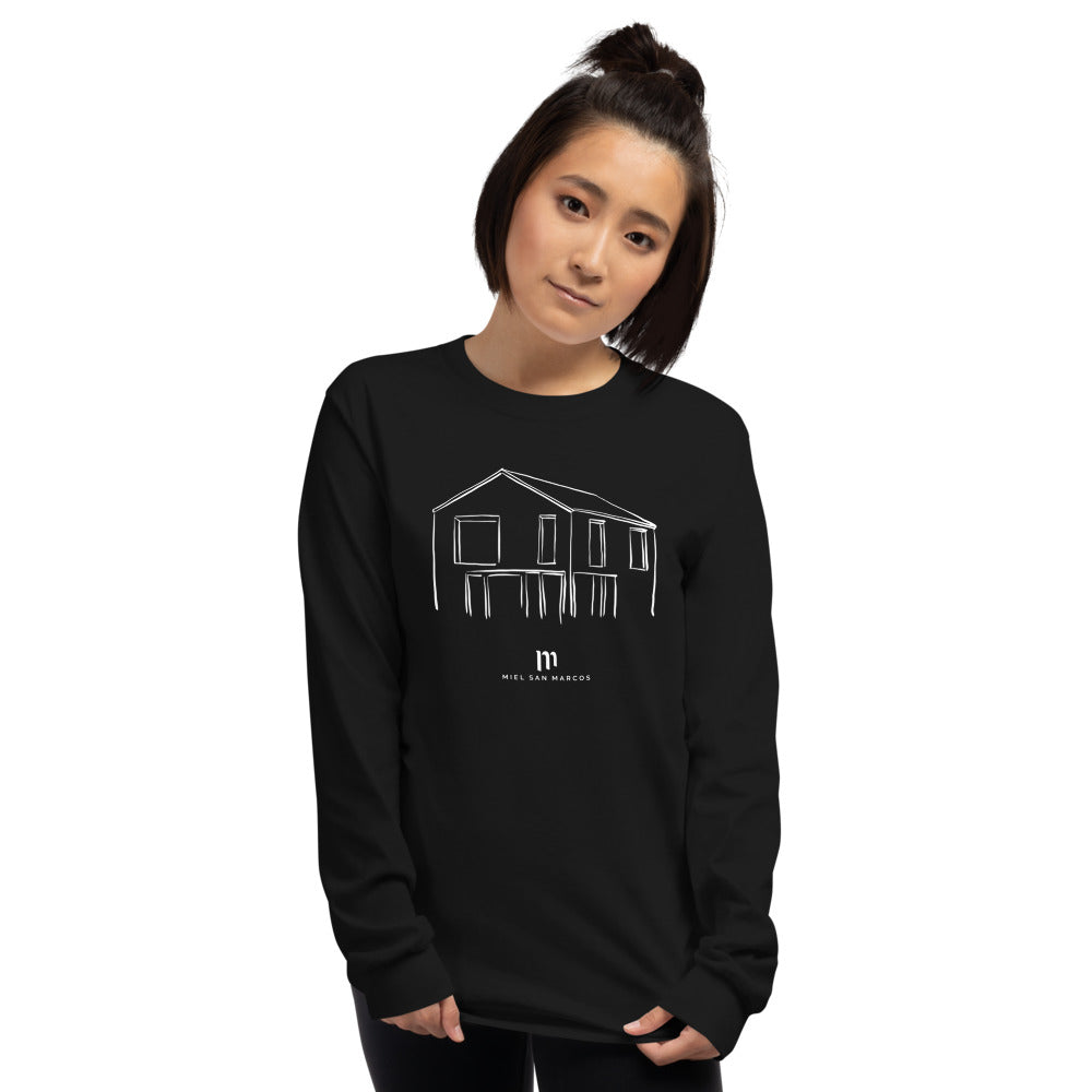 Dios en casa camiseta manga larga - Miel San Marcos