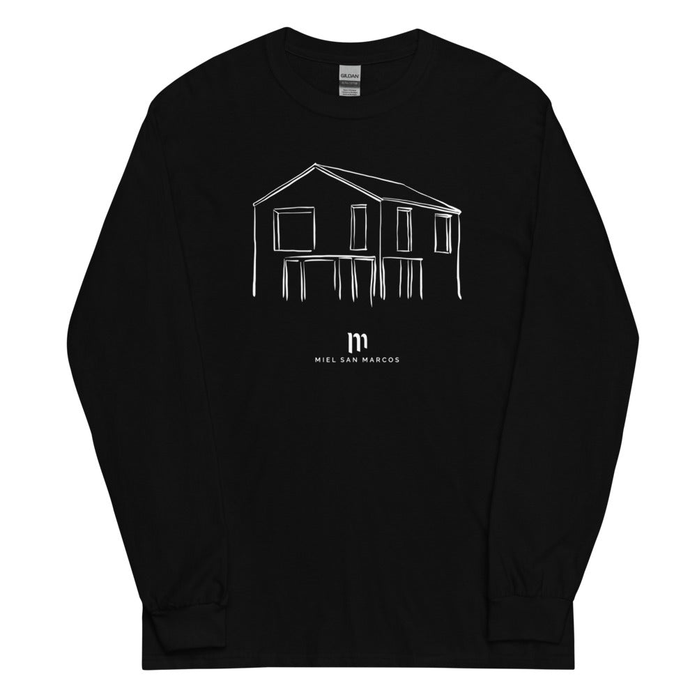 Dios en casa camiseta manga larga - Miel San Marcos