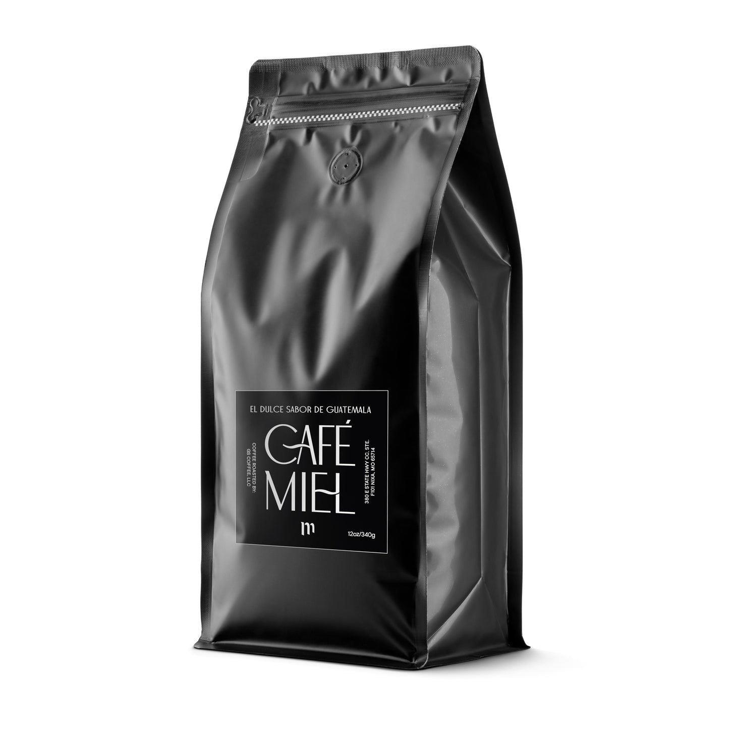 CAFÉ MIEL - Bolsa de café molido y en grano 12 onzas - Café de Guatemala