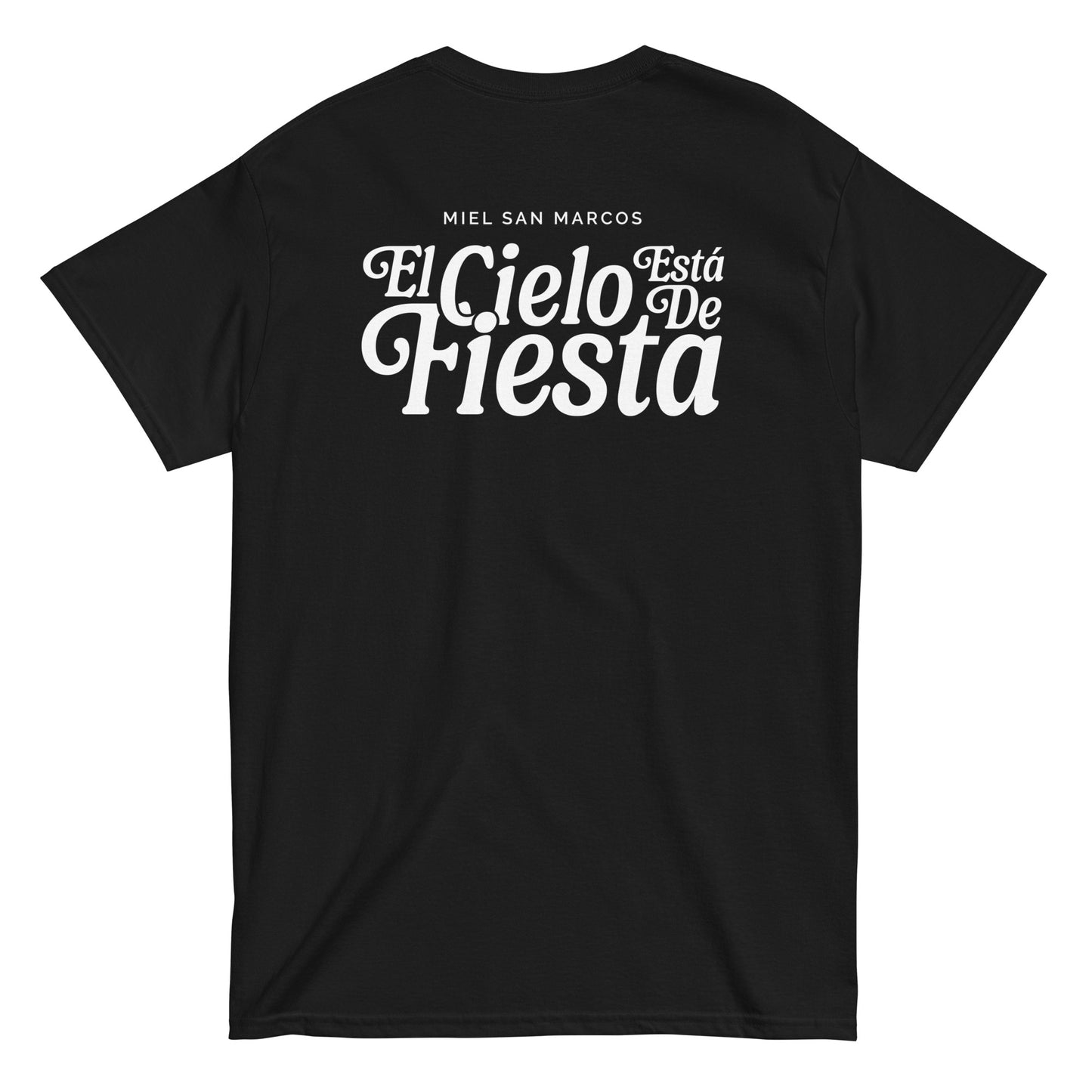 Hay júbilo y danza camiseta Miel San Marcos
