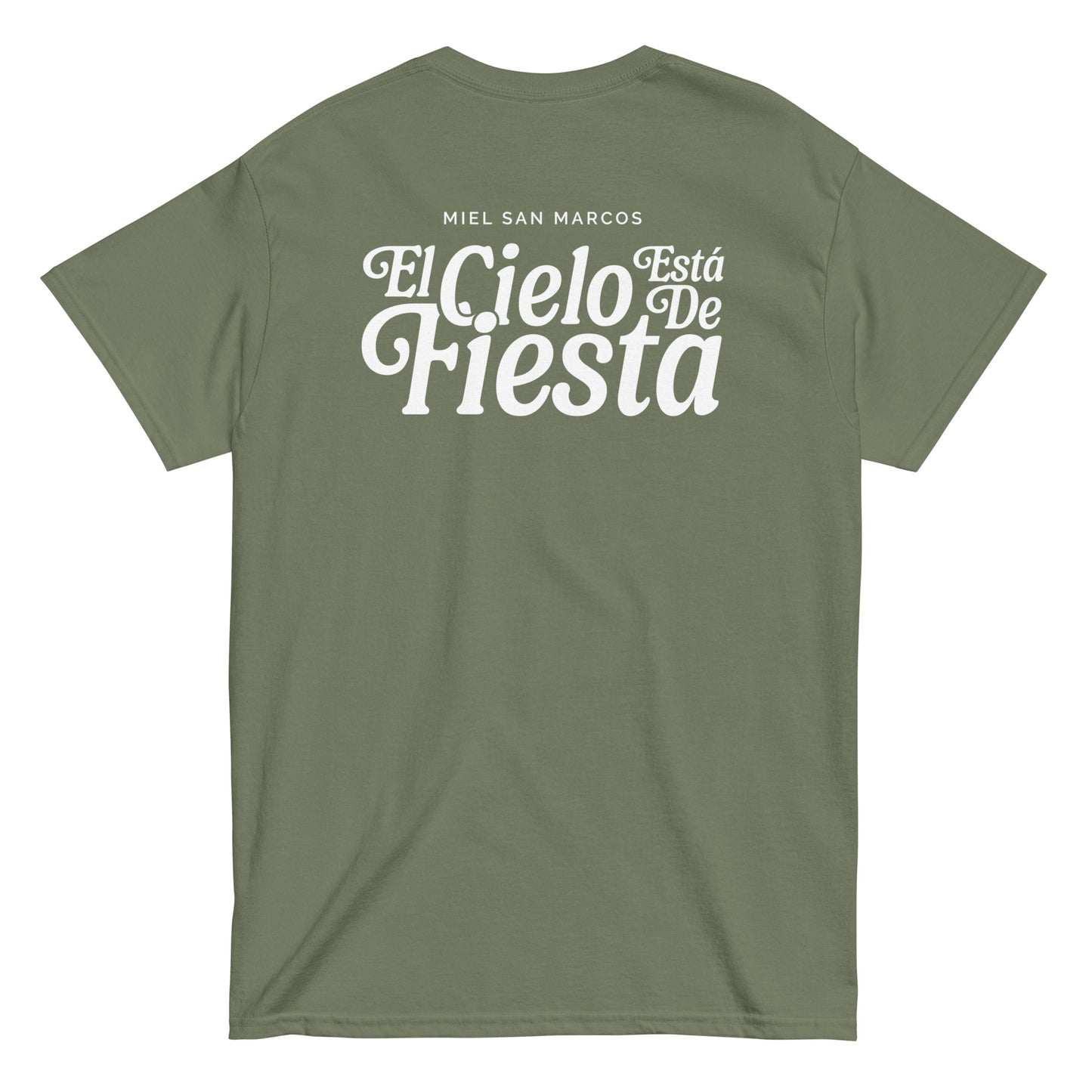Hay júbilo y danza camiseta Miel San Marcos
