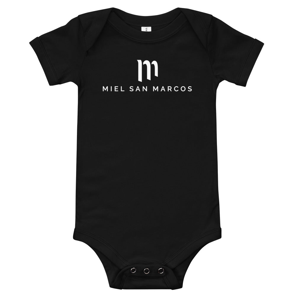 Onesie (Mameluco) para bebé manga corta Miel San Marcos